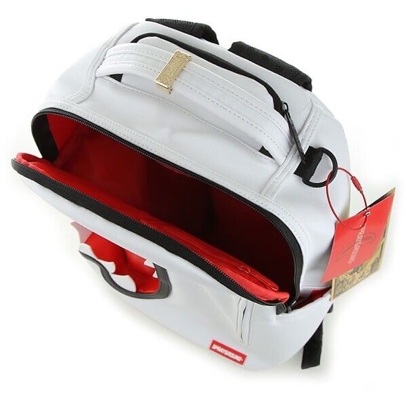 NEW SCREAM SHARK ART PIECE BACKPACK (DLXV) SPRAYGROUND RARE LIMITED EDITION - Picture 4 of 8